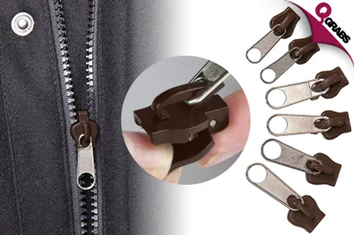 From QR19 Fix It In a Flash with a Pack of 6 Reusable Instant Zippers! (Up to QR50 Value)